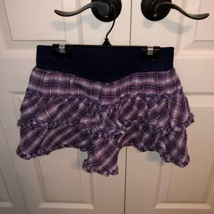 plaid skirt